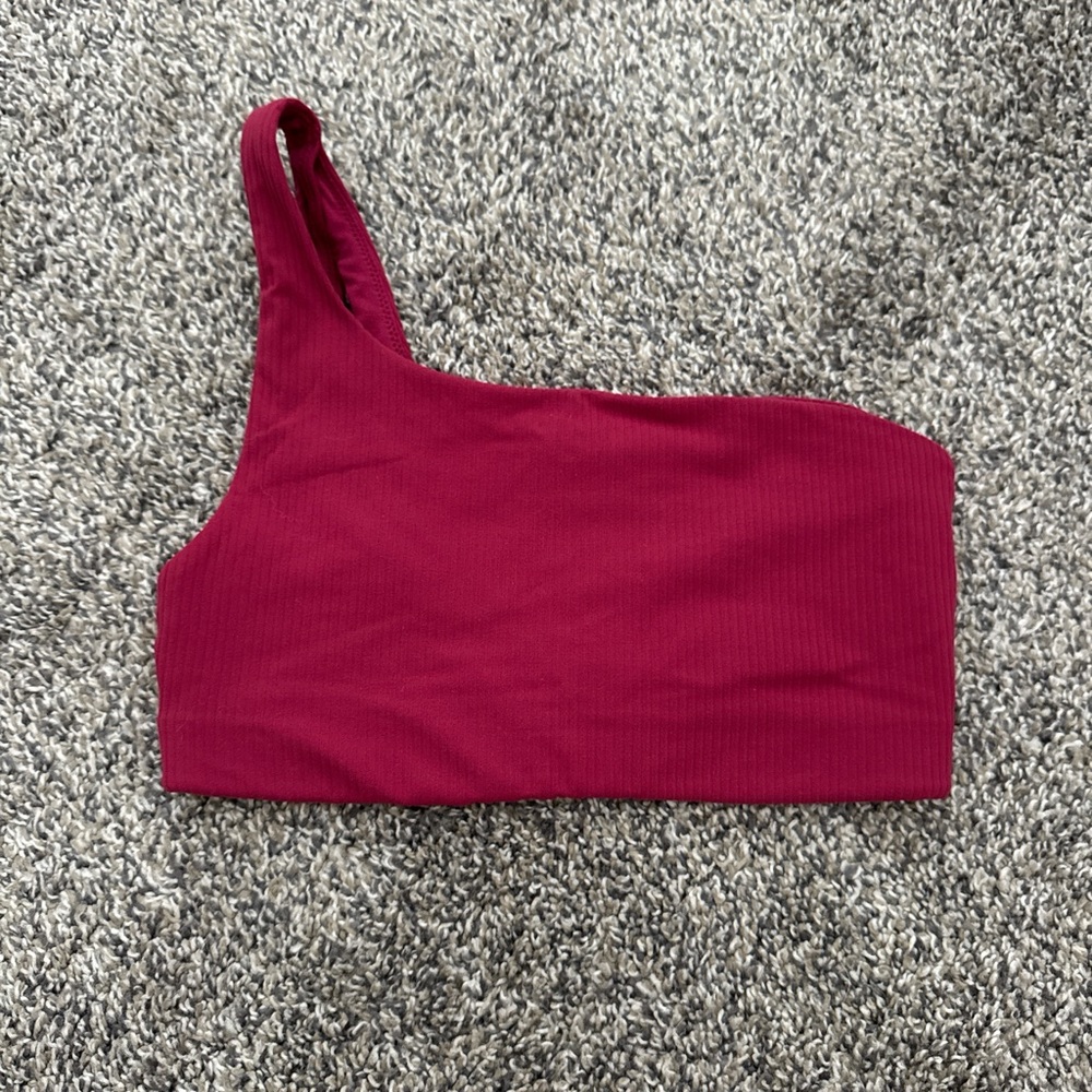 Lululemon Ribbed Asymmetrical Bra